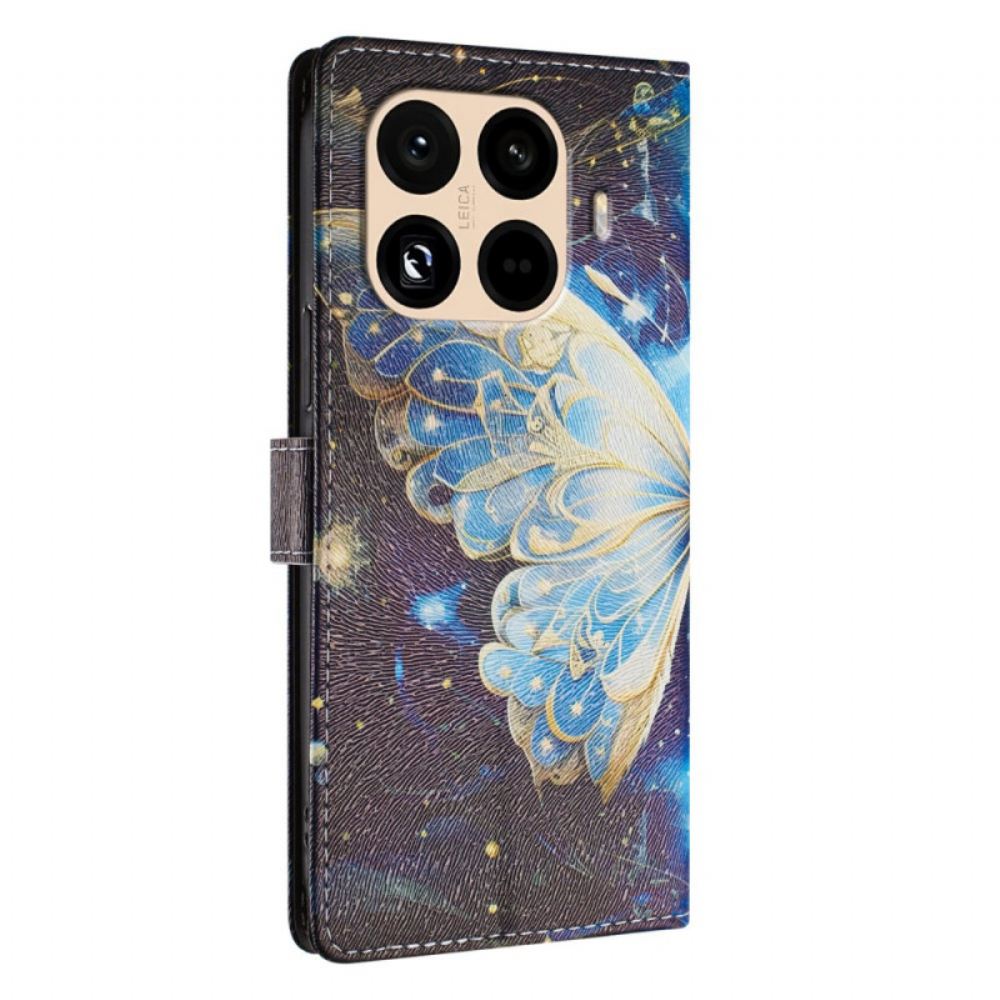 Peněženková Pouzdra Xiaomi 15t Pro Kryty Na Mobil Můra