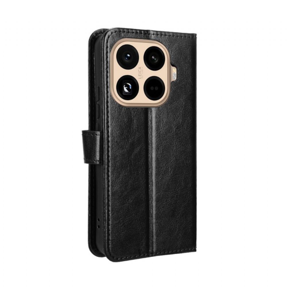 Peněženková Pouzdra Xiaomi 15t Pro Kryty Na Mobil Okázalá Umělá Kůže