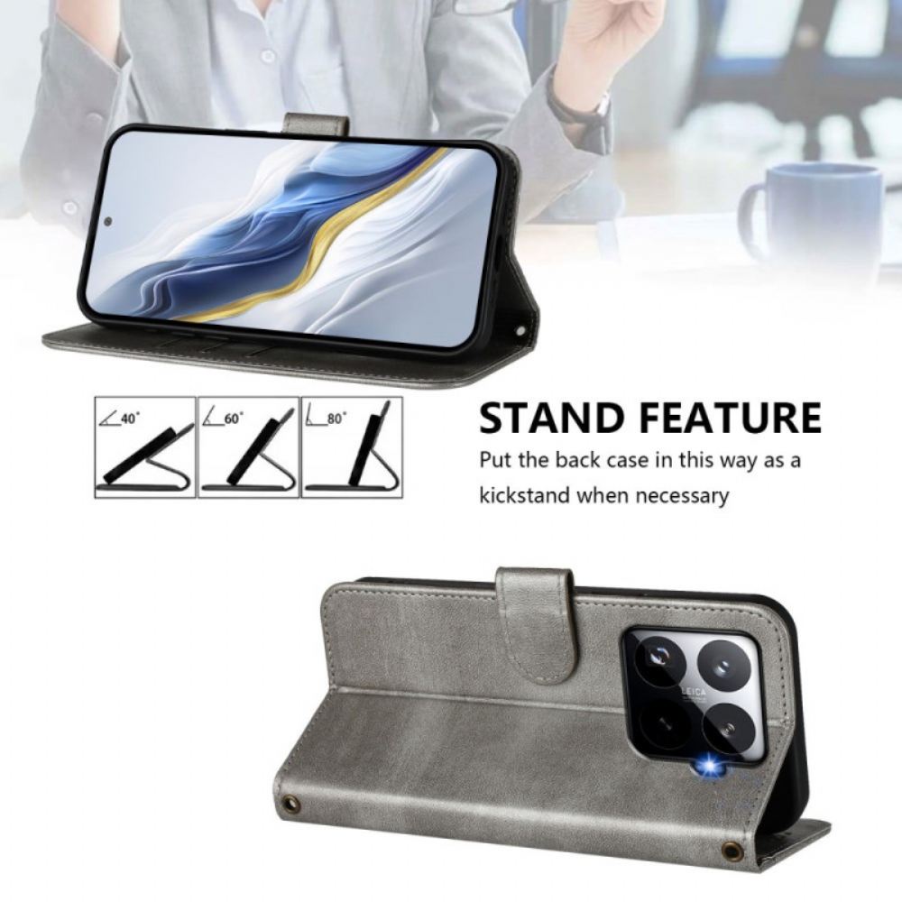 Peněženková Pouzdra Xiaomi 15t Pro Retro