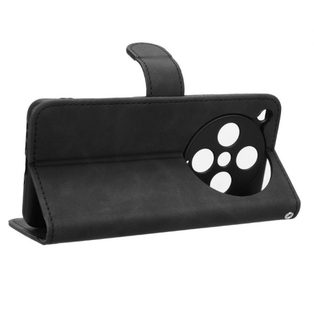 Kožený Kryt Na Oppo Find X8 Pro Semišový Efekt