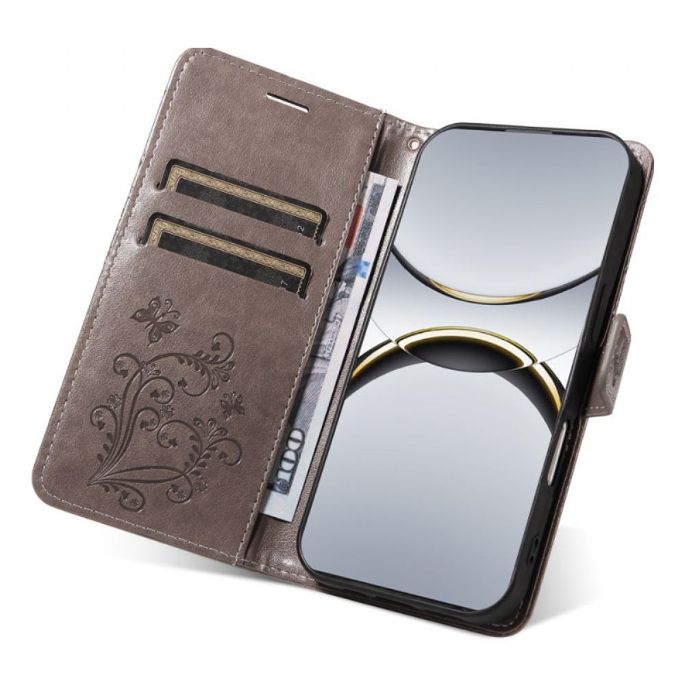 Kožený Kryt Oppo Find X8 Pro Obří Motýli