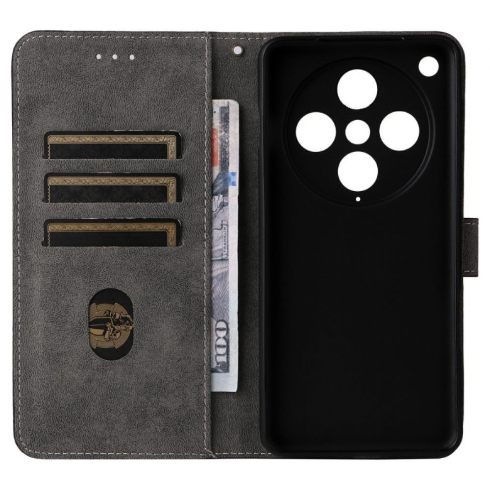 Peněženková Pouzdra Oppo Find X8 Pro Kryty Na Mobil Semišový Efekt Rfid Ochrana