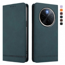 Kožené Pouzdro Folio Vivo X300 Pro Rfid Ochrana