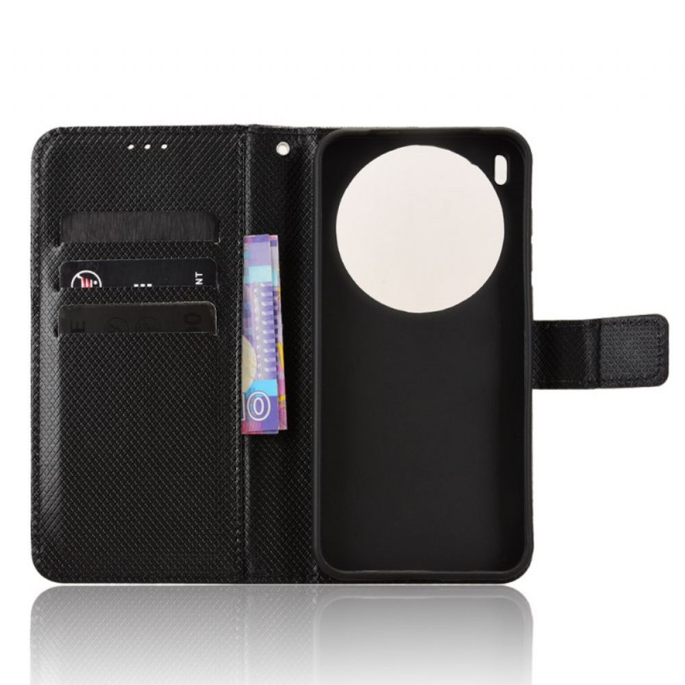 Kožený Kryt Na Vivo X300 Pro Diamantová Textura