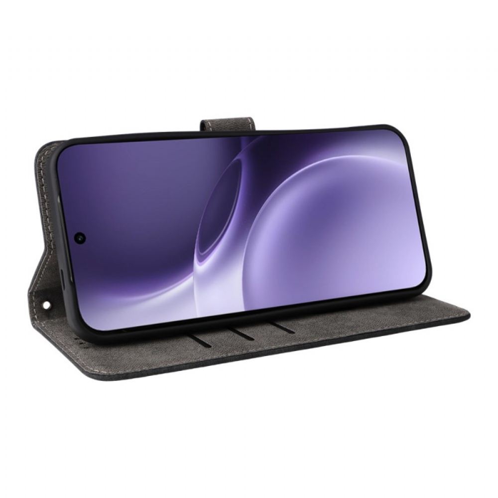 Kožený Kryt Na Vivo X300 Pro Rfid Ochrana Kožený Efekt