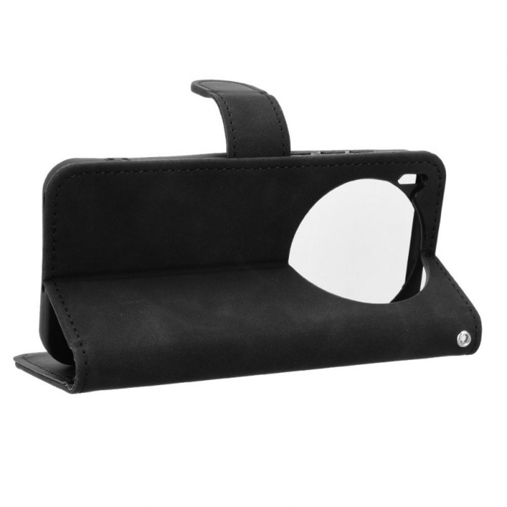 Kožený Kryt Na Vivo X300 Pro Semišový Efekt