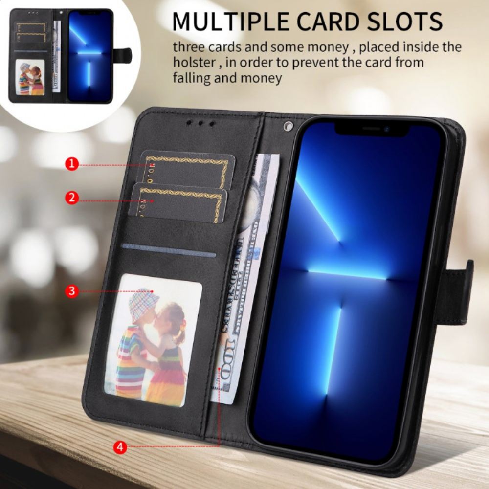 Kožený Kryt Vivo X300 Pro Efekt Obyčejné Kůže