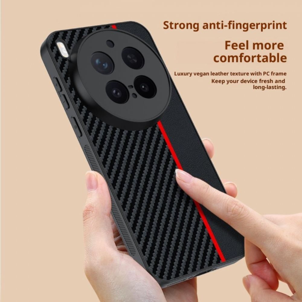 Kryt Vivo X300 Pro Kryty Na Mobil Uhlíková Vlákna