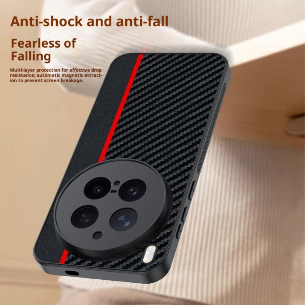 Kryt Vivo X300 Pro Kryty Na Mobil Uhlíková Vlákna