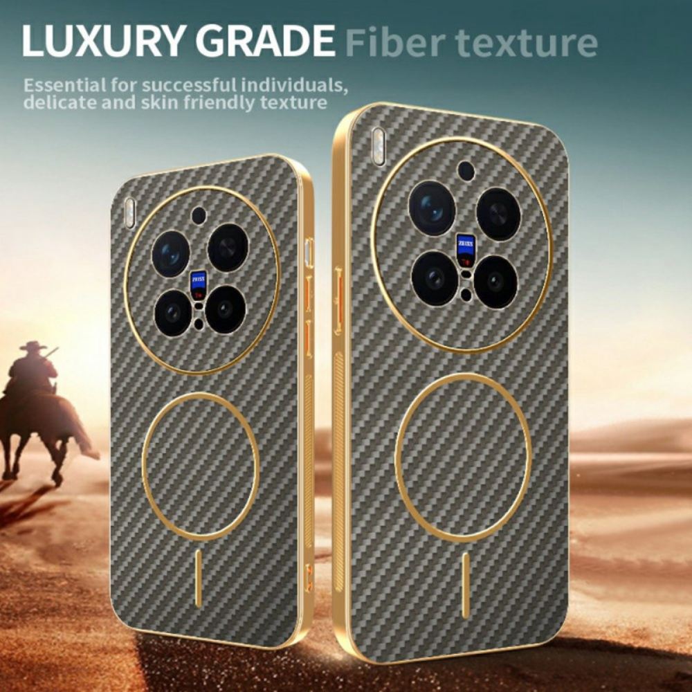 Kryt Vivo X300 Pro Textura Uhlíkových Vláken