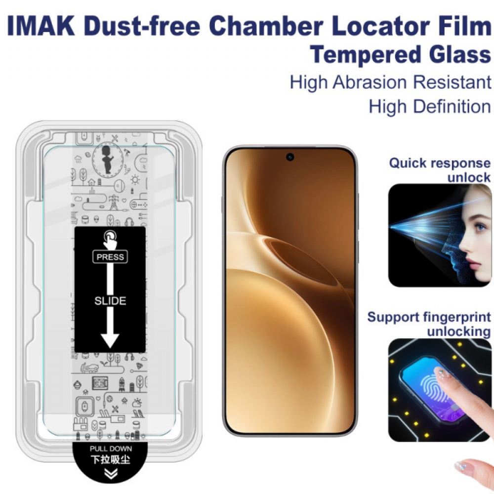 Ochranná Fólie Z Tvrzeného Skla Pro Vivo X300 Pro S Instalačním Rámečkem (odemknutí Otiskem Prstu)