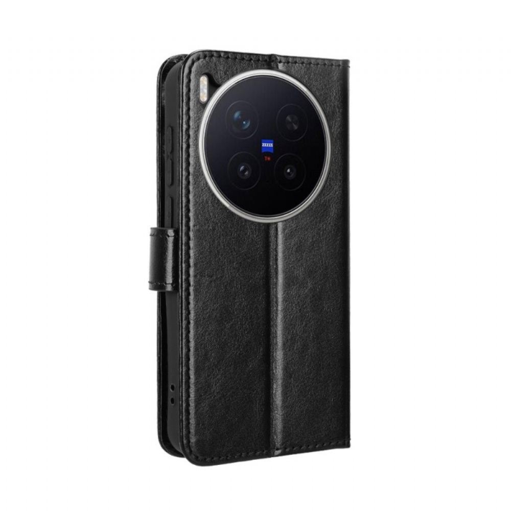 Peněženková Pouzdra Vivo X300 Pro Kryty Na Mobil Umělá Kůže Křiklavá Kůže