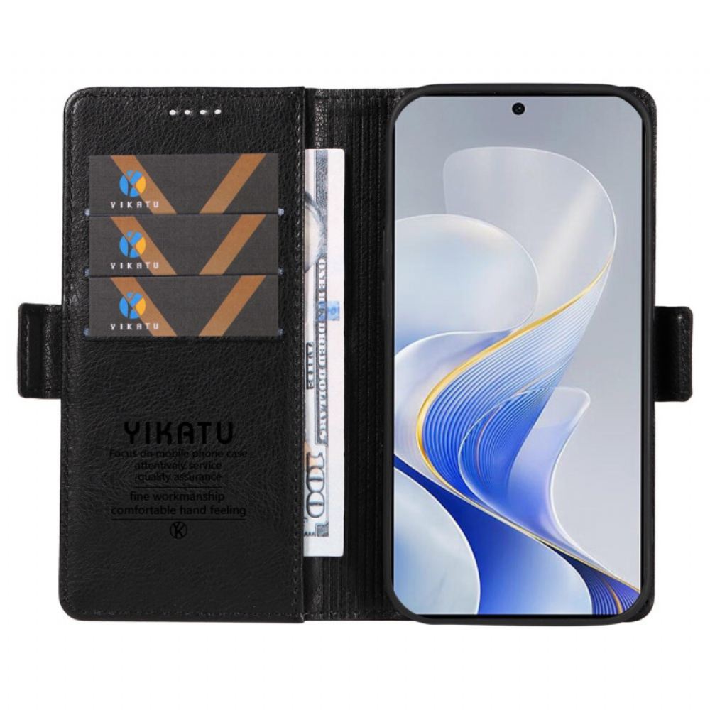 Peněženková Pouzdra Vivo V40 5g Textura Liči Yikatu