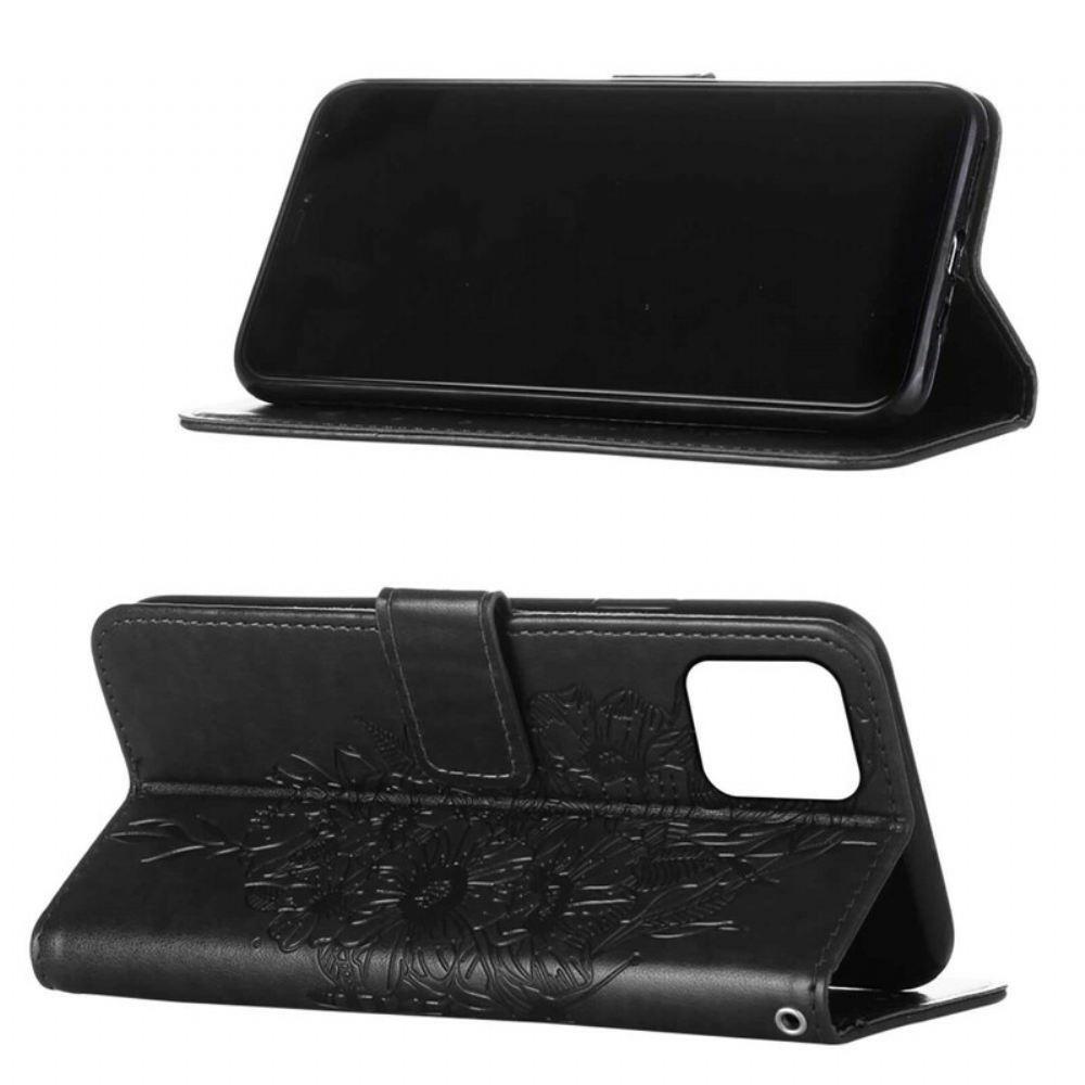 Flipové Pouzdro Na iPhone 13 Design Motýla