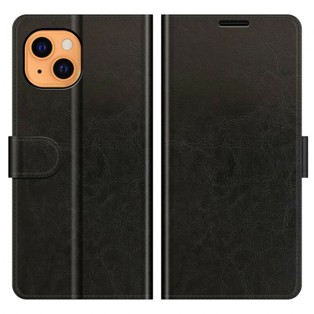 Flipové Pouzdro Na iPhone 13 Designový Kožený Efekt