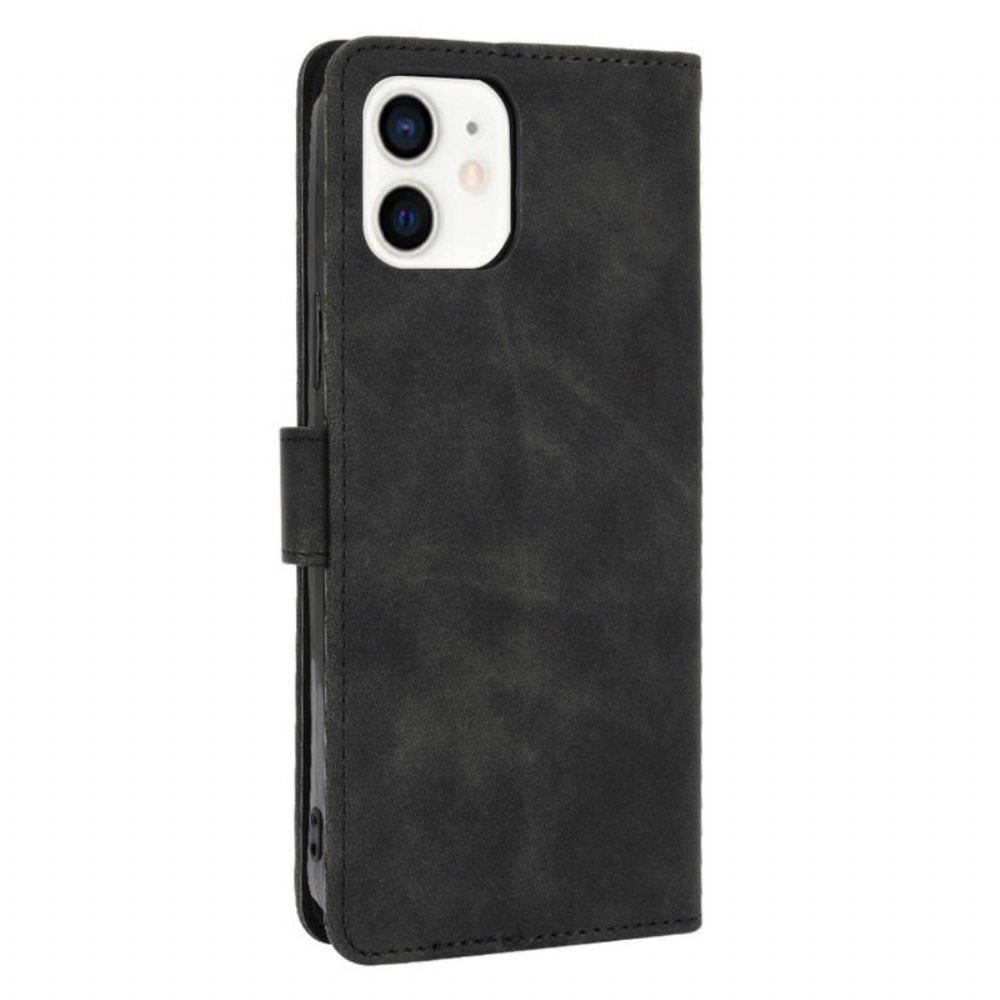 Flipové Pouzdro Na iPhone 13 Dotek Kůže