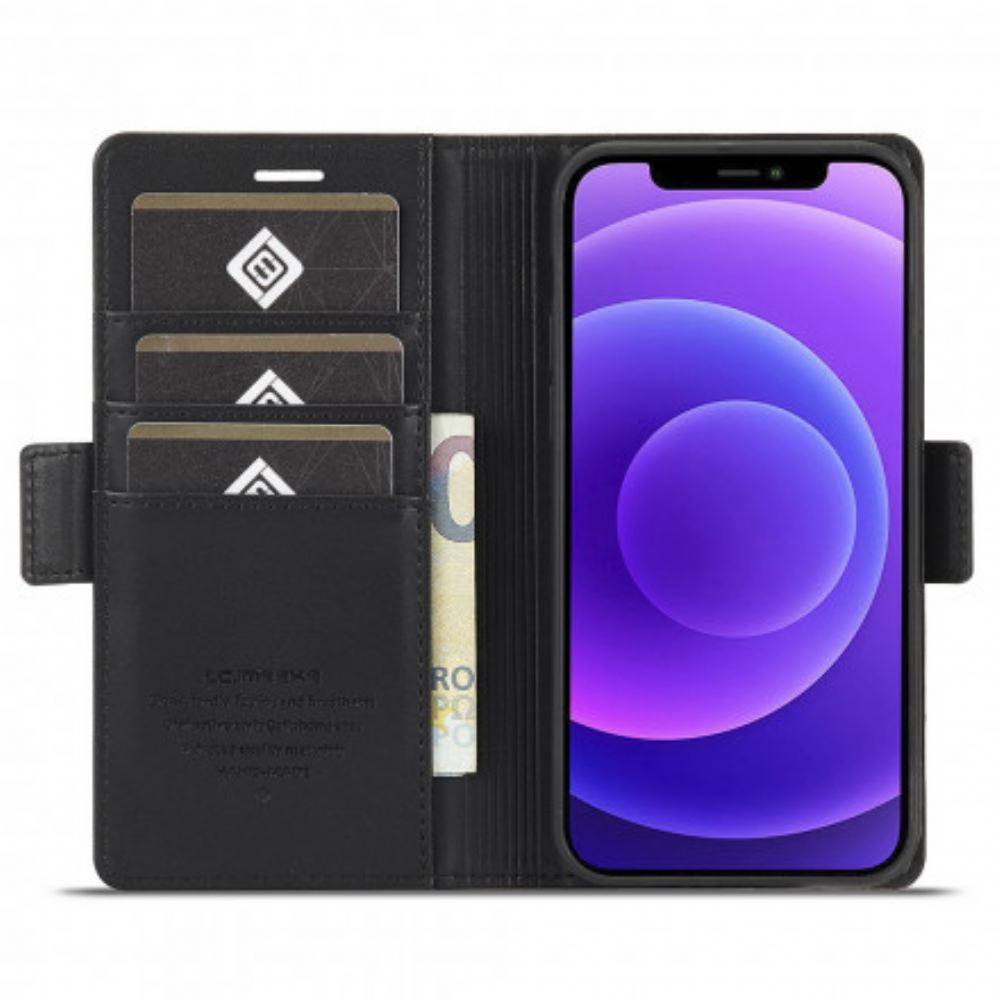Flipové Pouzdro Na iPhone 13 Dvojitá Spona Lc.imeeke