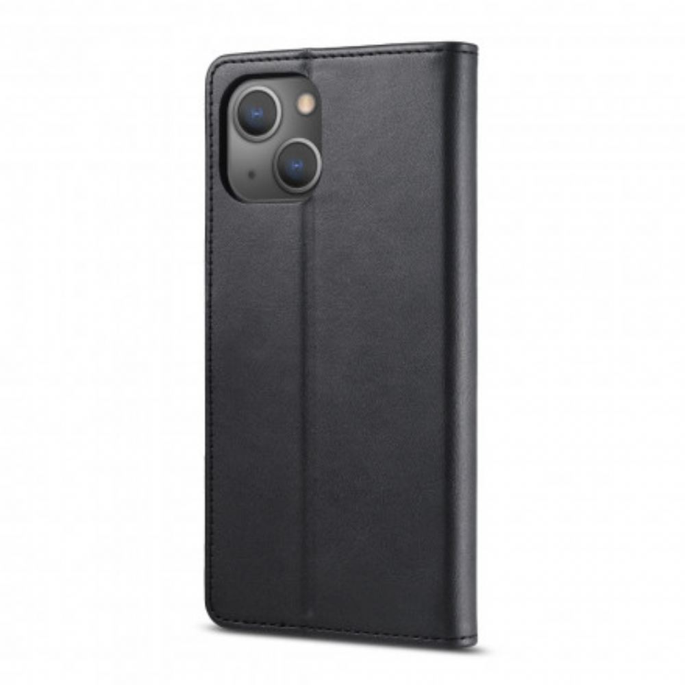 Flipové Pouzdro Na iPhone 13 Kožený Efekt Lc.imeeke