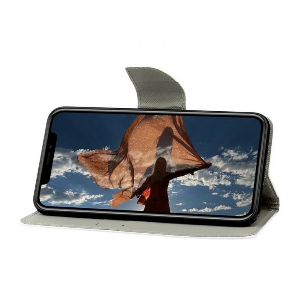 Flipové Pouzdro Na iPhone 13 Na Lana Cat Live It Strappy