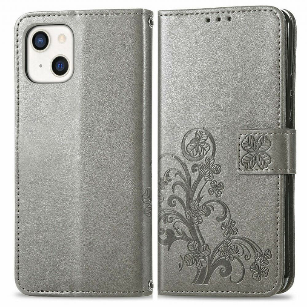 Flipové Pouzdro Na iPhone 13 Na Lana Strappy Floralie