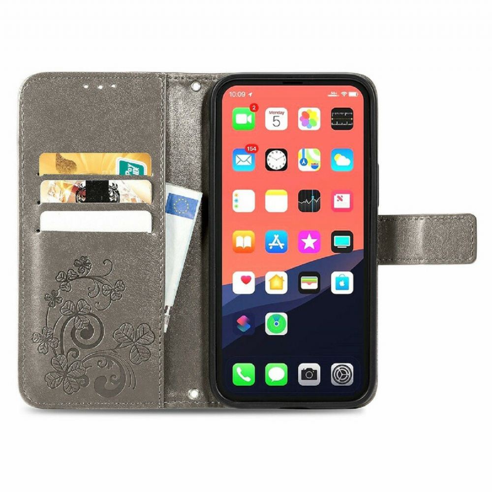 Flipové Pouzdro Na iPhone 13 Na Lana Strappy Floralie