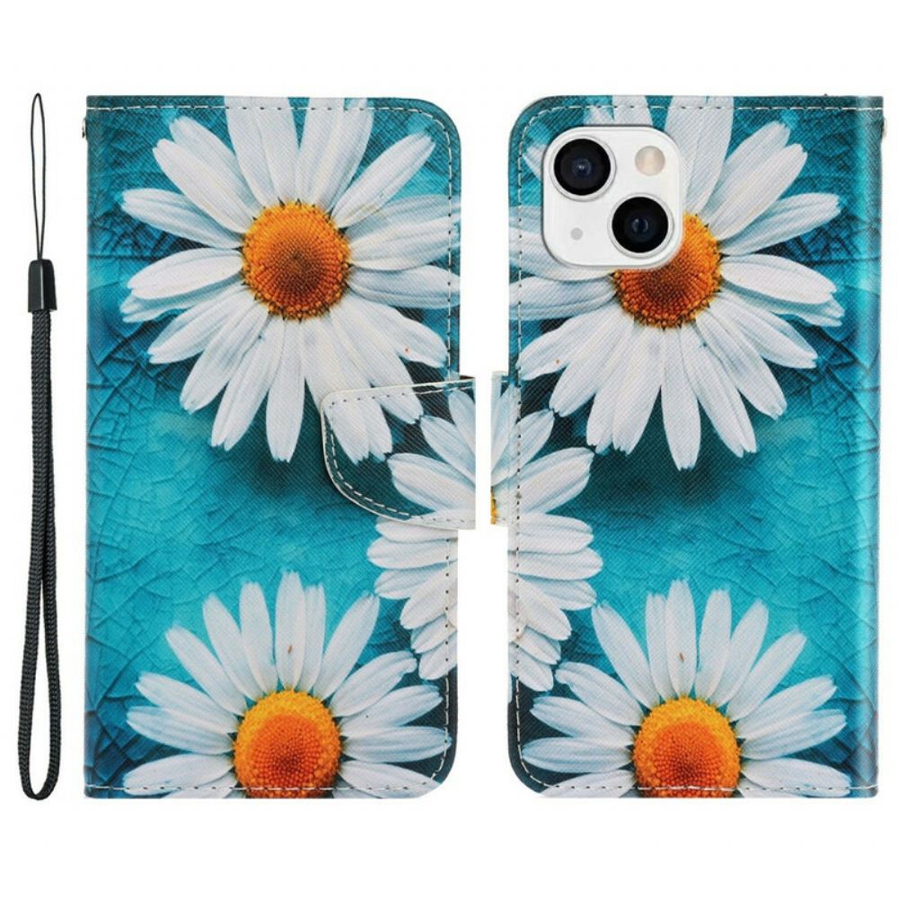 Flipové Pouzdro Na iPhone 13 Na Lana Tanga Sedmikrásky