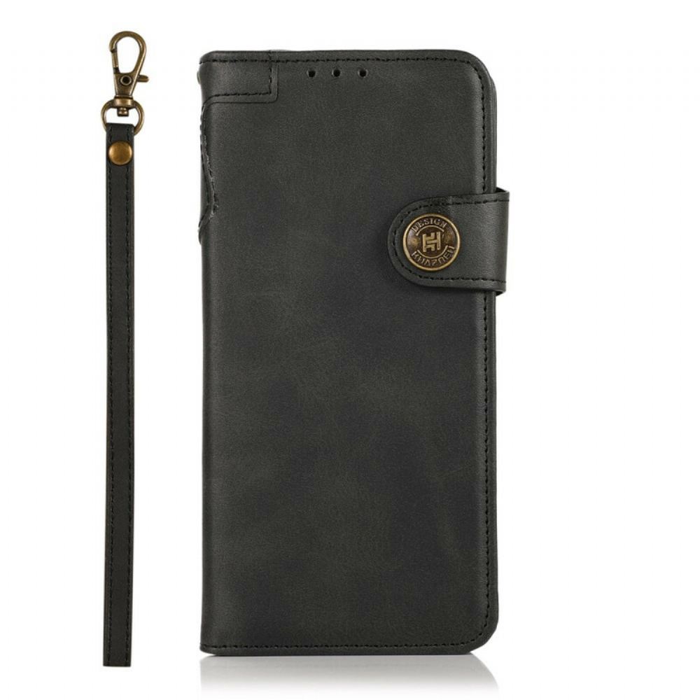 Flipové Pouzdro Na iPhone 13 Magnetické Tlačítko Khazneh