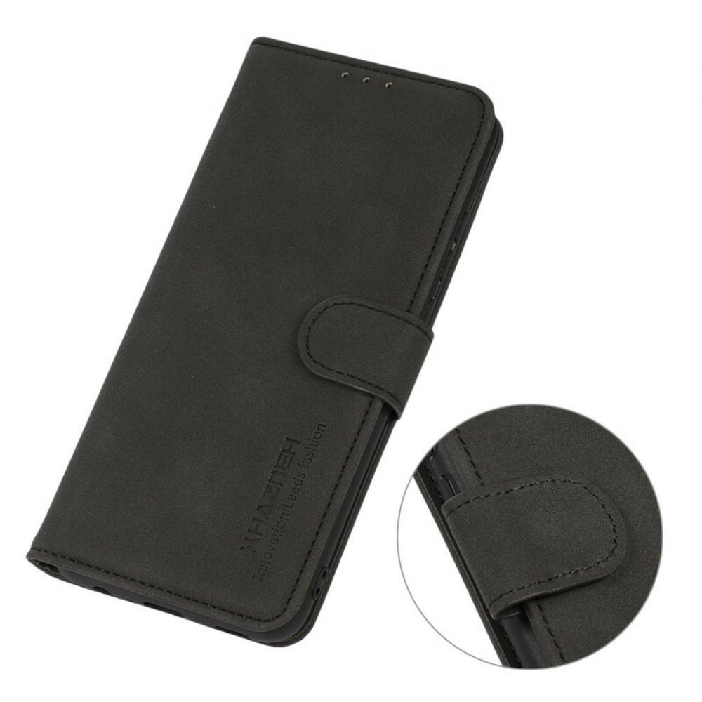 Flipové Pouzdro Na iPhone 13 Módní Kožený Efekt Khazneh