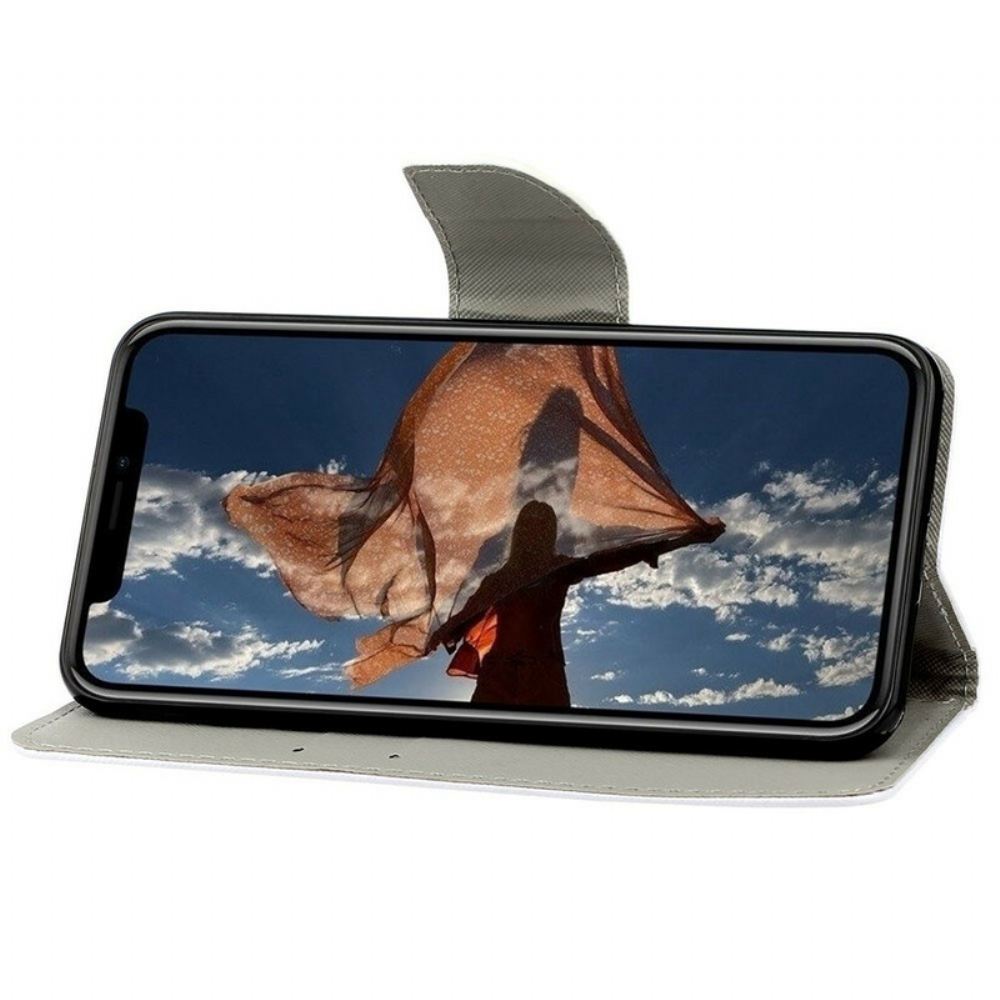 Flipové Pouzdro Na iPhone 13 Patchwork S Popruhem