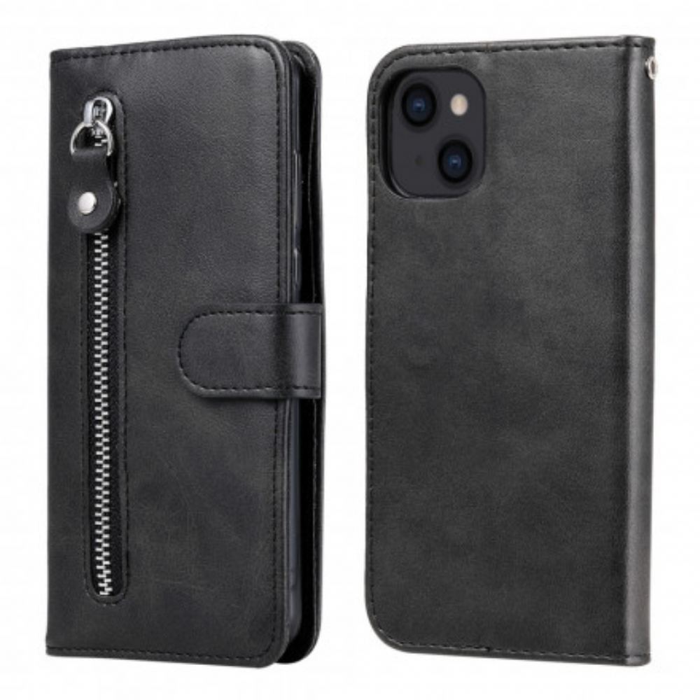 Flipové Pouzdro Na iPhone 13 Vintage Peněženka Na Mince