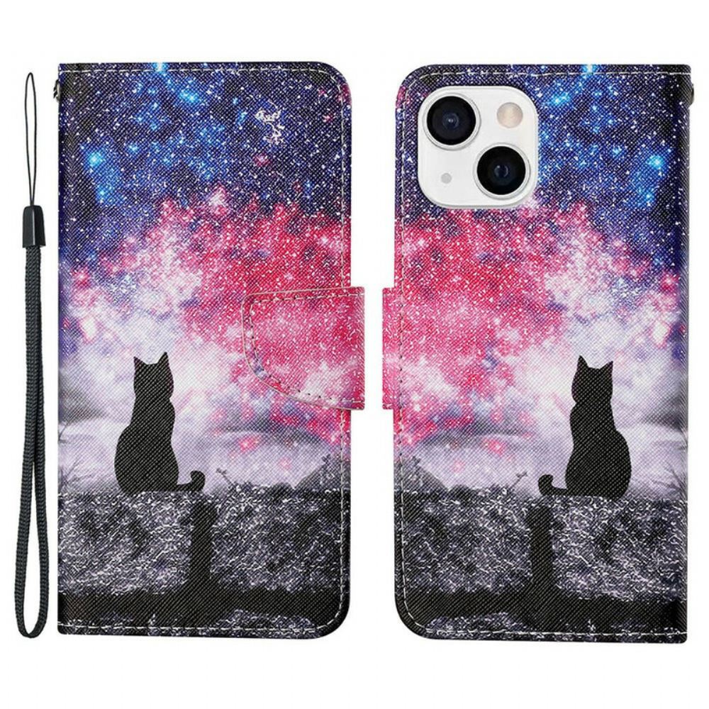 Kožené Pouzdro Na iPhone 13 Světlík Kat