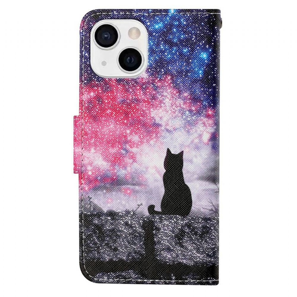Kožené Pouzdro Na iPhone 13 Světlík Kat