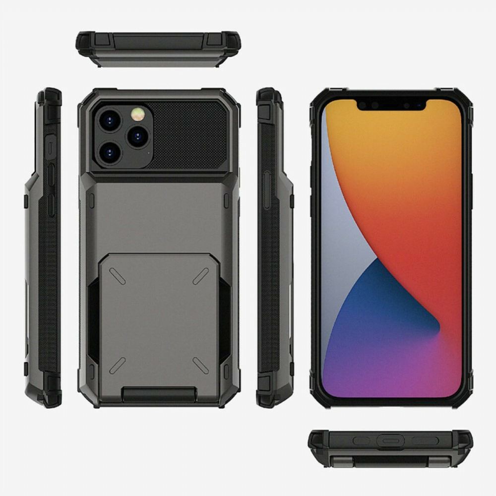 Kryt Na iPhone 13 Držák Karty Ve Stylu Převrácení