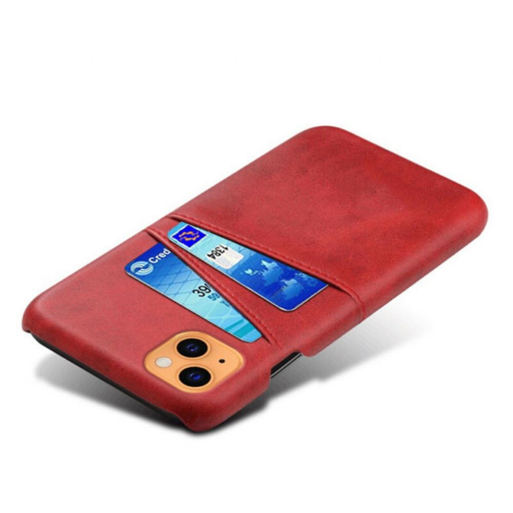 Kryt Na iPhone 13 Držitel Karty Ksq
