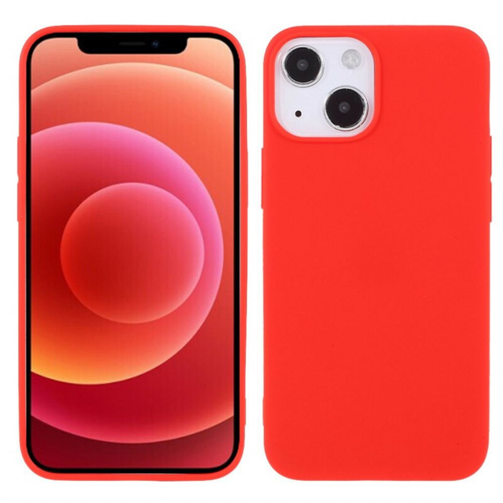 Kryt Na iPhone 13 Flexibilní Silikonová Matná