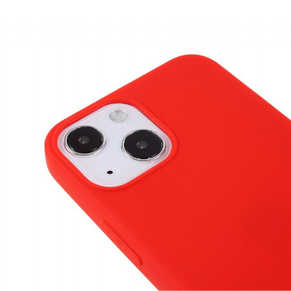 Kryt Na iPhone 13 Flexibilní Silikonová Matná