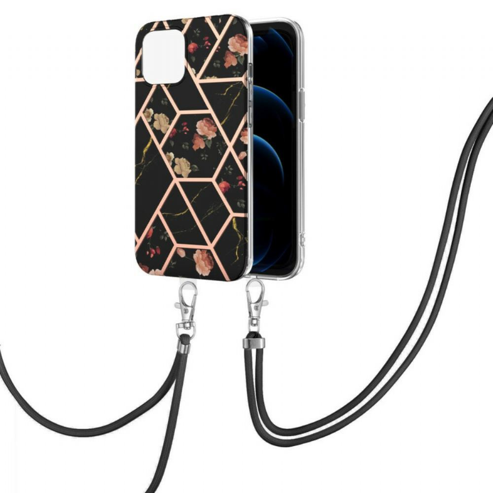 Kryt Na iPhone 13 Na Lana Květinová Šňůra