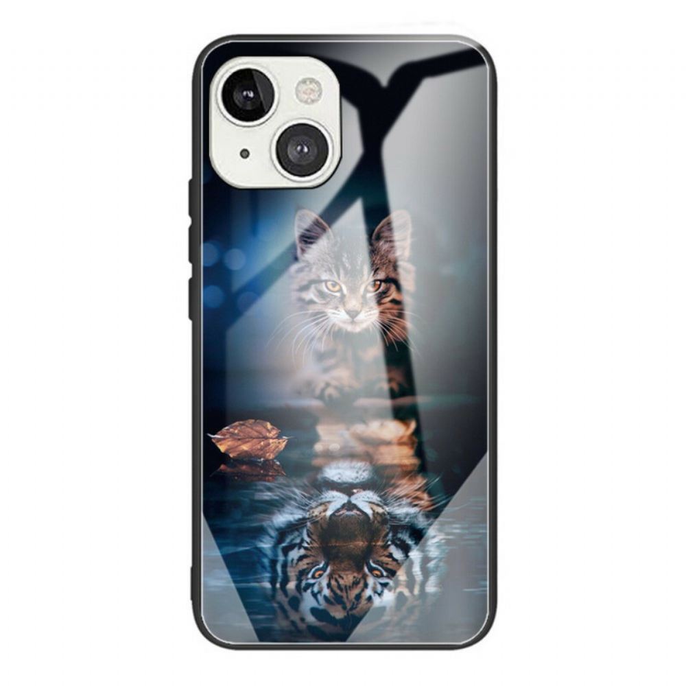 Kryt Na iPhone 13 Moje Tygří Tvrzené Sklo