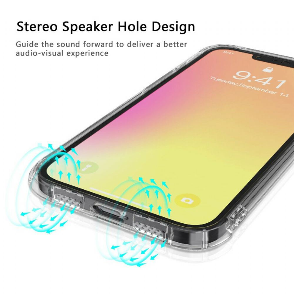 Kryt Na iPhone 13 Průhledný Design Leeu