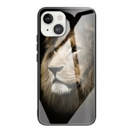 Kryt Na iPhone 13 Tvrzené Sklo S Hlavou Lva