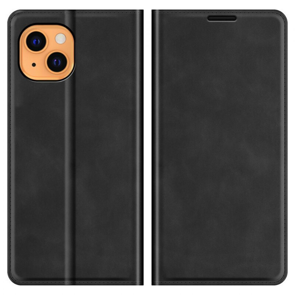 Kryty Na Mobil Na iPhone 13 Flipové Pouzdro Dotek Kůže