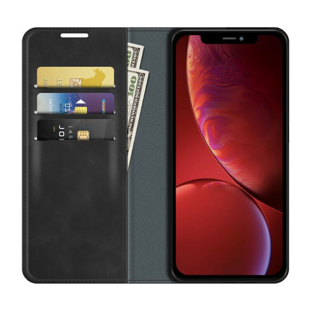 Kryty Na Mobil Na iPhone 13 Flipové Pouzdro Dotek Kůže