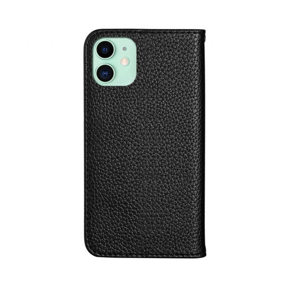 Kryty Na Mobil Na iPhone 13 Flipové Pouzdro Umělá Kůže Litchi Ultra Chic
