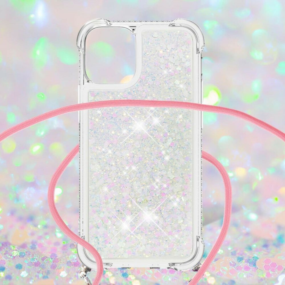 Kryty Na Mobil Na iPhone 13 Flitry Se Šňůrou