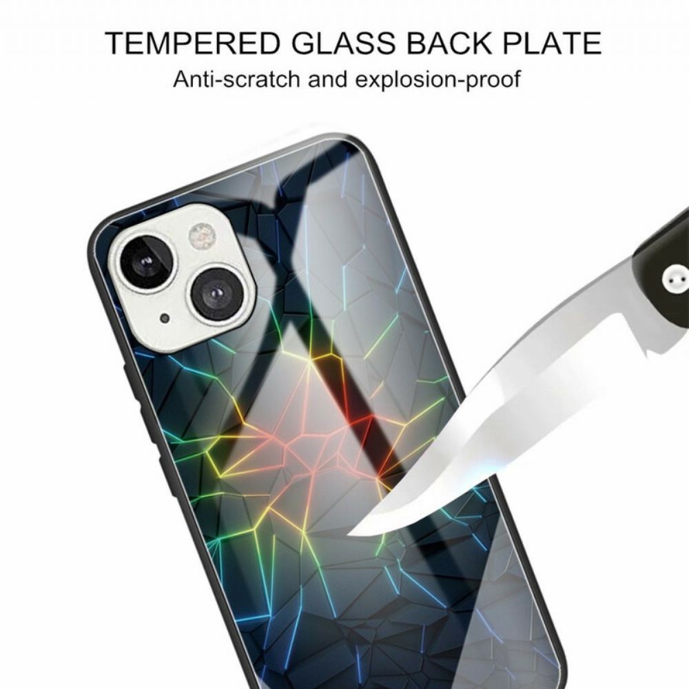 Kryty Na Mobil Na iPhone 13 Geometrie Tvrzené Sklo