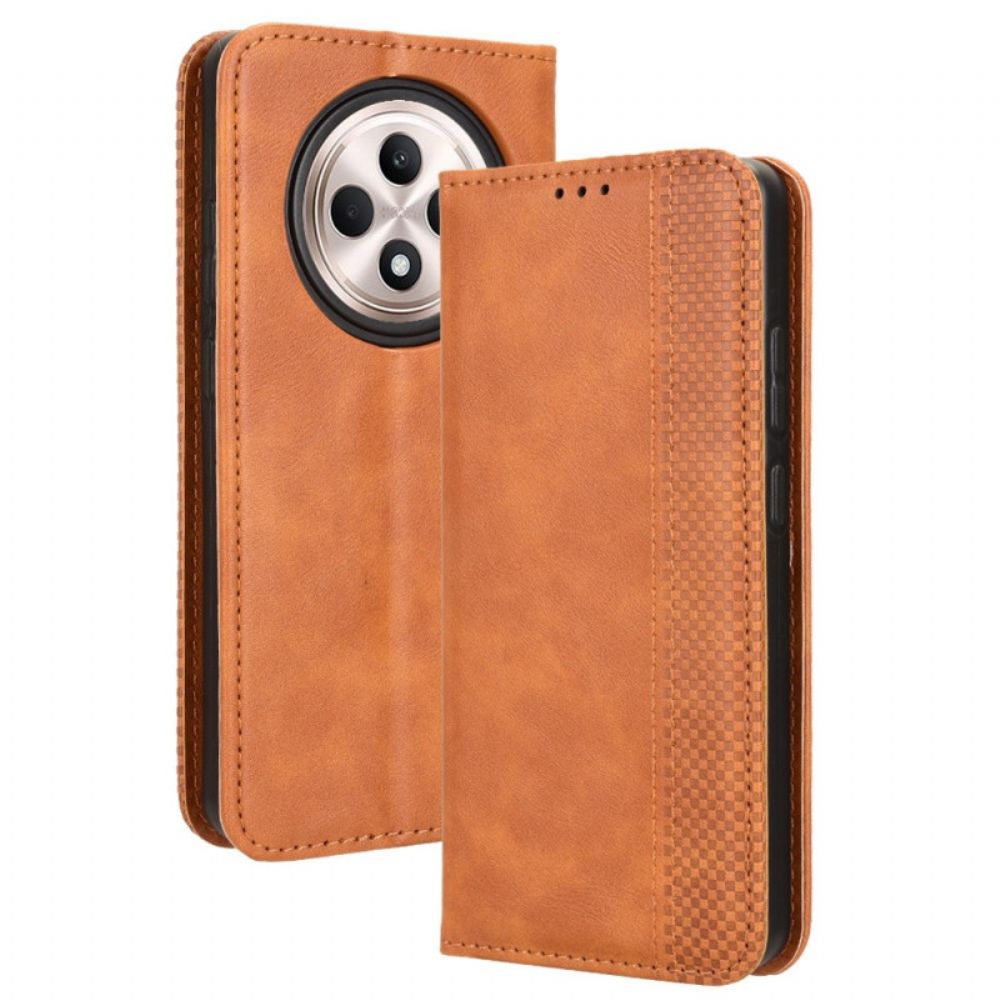Kožené Pouzdro Oppo Reno 12f 5g Kryty Na Mobil Vintage Frieze
