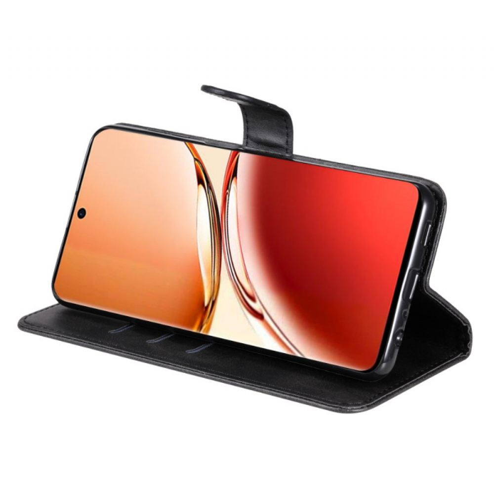 Kožený Kryt Oppo Reno 12f 5g Peněženka Na Zip