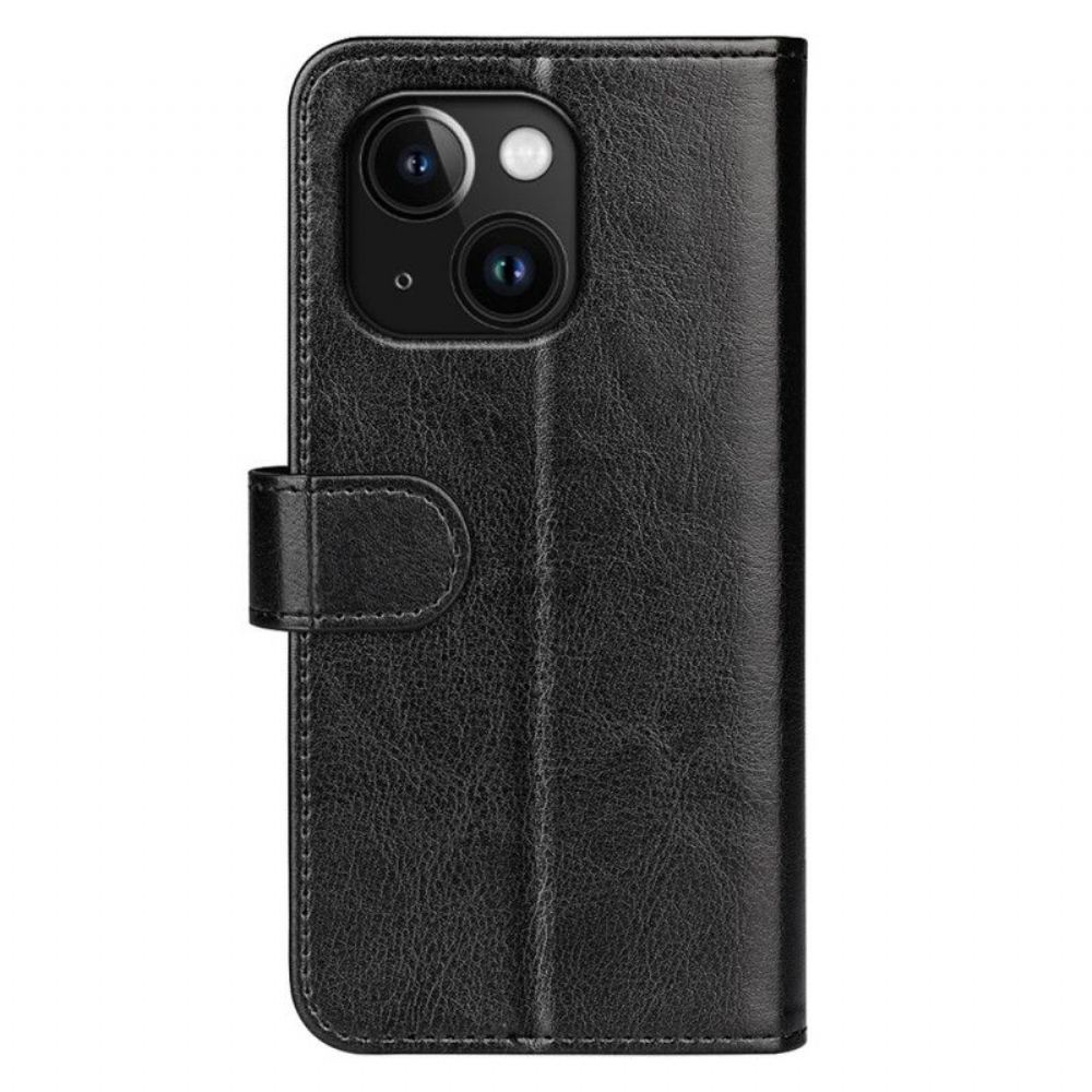 Kožené Pouzdro Na iPhone 15 Plus Vintage Umělá Kůže