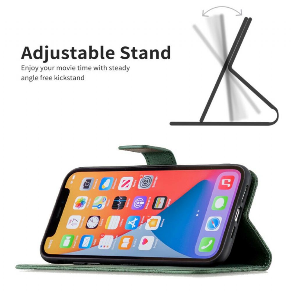 Flipové Pouzdro Na iPhone 13 Pro Max Na Lana Barokní Motýlek
