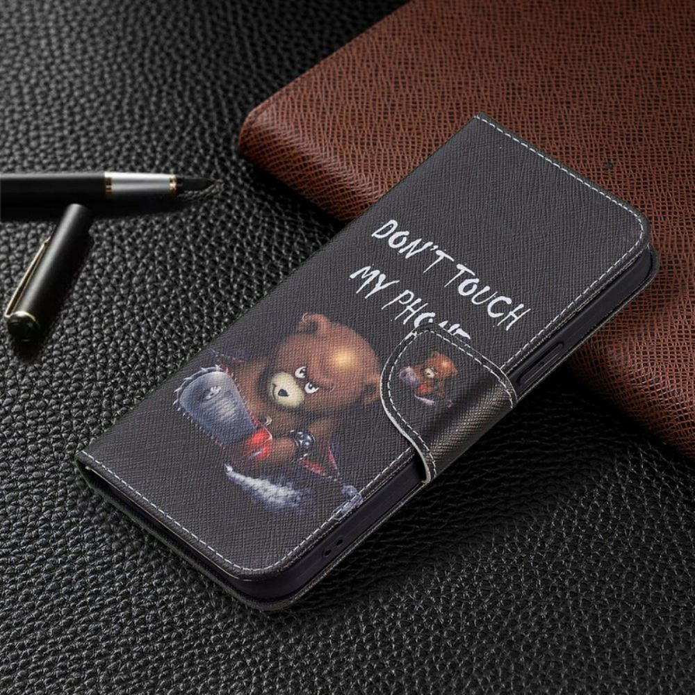 Flipové Pouzdro Na iPhone 13 Pro Max Nebezpečný Medvěd